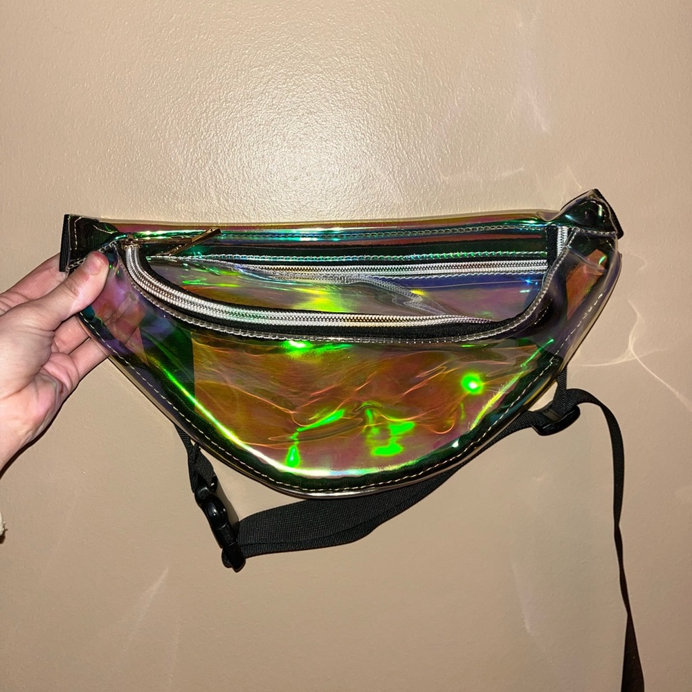 Iridescent-Clear Fanny Pack
